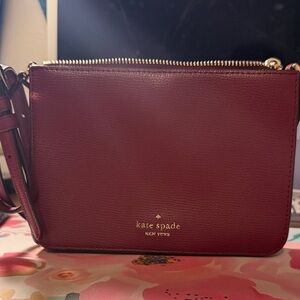 kate spade Burgundy Crossbody Bag